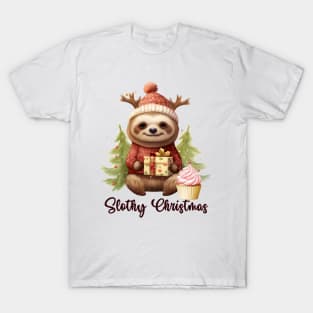 Slothy Christmas T-Shirt